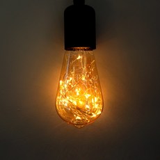 예도 LED 에디슨 벌브 2W 은하수 램프, 1개, 전구색