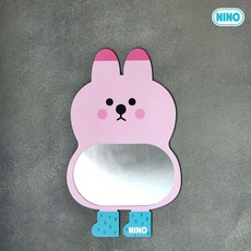 CoCoPink / h51 안전거울 니노 미러보드미니 분홍토끼