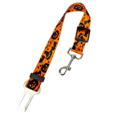 강아지안전벨트 충격방지 애견차량안전벨트 고탄력 튼튼한 강아지안전벨트시트, 주황색 호박 머리, 32-62센티미터