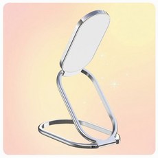 미니 접이식 차량용 마그네틱 자석 스마트폰 핸드폰 거치대, 블랙