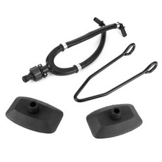 선외 보트 모터 워터 플러셔 듀얼 피드 대형 직사각형 이어 머프 빠른 연결, 1개