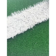 흰색 인조잔디 실내 야외 배드민턴장 구분선 학교 인조잔디 축구장 시공, 길이 1M 높이3cm  폭 5cm, 1개