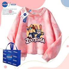NASA 瘋狂動物城朱迪尼克兒童長袖衛衣