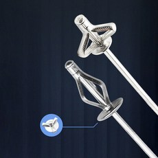 실버 접이식 블라인드 플라스틱 8MM 또는 유형 합금 50 소프트 소재 알루미늄 리벳 2MM 30 0MM