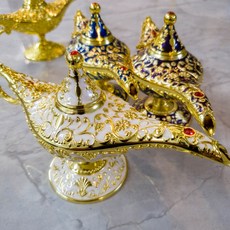 우주팩토리 요술램프 알라딘램프, 금색&파랑