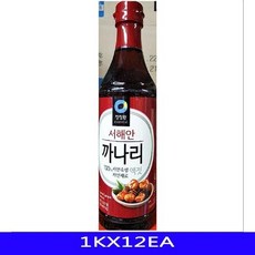 까나리액젓 김치재료 업소용 청정원 1KX12EA, 1kg, 상세페이지 참조