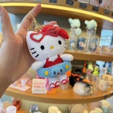 산리오 헬로키티 키홀더 태닝키티 고고걸 콜렉션 하와이안 수영복 키티 가방장식