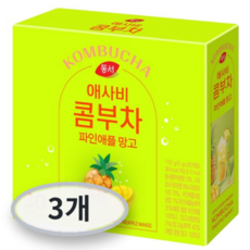 동서 애사비 콤부차 파인애플 망고 30개, 5g, 3개, 30개입