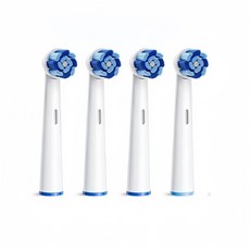 비트베이 R2 회전전동칫솔 칫솔모 4P, R2_4P, 화이트, 1개