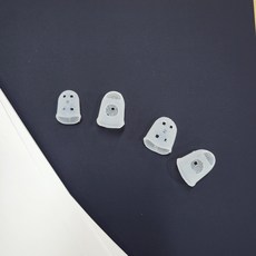 실리콘 손가락 보호 골무 중형, 투명