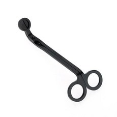 18cm 캔들 심지 트리머 스테인레스 스틸 가위 트림 커터 라운드 헤드 양초 코어 수제 도구, 2)Black