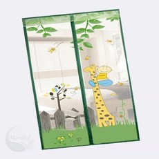 MLSTORE 기린아이 도어 모기장 90X210CM 현관방충망 문모기장, MLSTORE 기린아이 도어 모기장 90X210CM 현