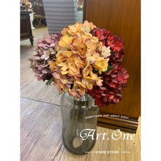 鄉村風仿乾花繡球/三色/假花/人造花/園藝裝飾 擺飾，增添居家浪漫氣息, 黃色