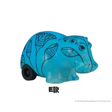 【M.M小舖】『現貨』T-ARTS 轉蛋 扭蛋 大都會藝術博物館作品模型 博物館 藝術 美術 畫, 1個, E款/河馬雕像迴力車4A373