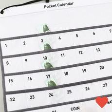 다이어리 용품 용돈 달력 생활비 약, 소형, 화이트