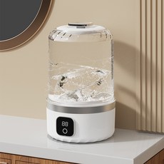 無線洗衣杯不插電便攜內衣內褲洗衣機免安裝智能洗襪機小型迷你, 如圖, 667雲霧白色低配中文