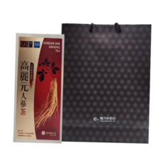 인삼과립차 (고려원) 고려인삼차50포 (나무상자 ) + 쇼핑백포함