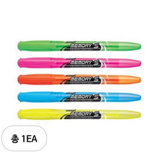 모나미 메모리S New 형광펜, 분홍, 12개