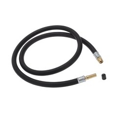 REPAIROCK 타이어 팽창기 연장 튜브 에어 펌프 연장 호스 어댑터 타이어 밸브 자동차 오토바이 자전거용 내구성 고무 100cm(39.5인치) M8x0.8 7mm ID 블랙