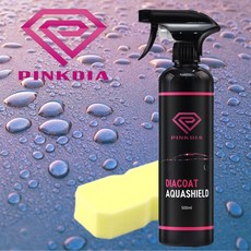 핑크다이아 자동차물왁스 자동차광택제 퀵디테일러 광택코팅제 유리막코팅 습식코팅제 500ml