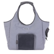 源頭工廠寵物包定製貓咪外出包單肩手提透氣網眼狗包專業包袋定做, 1個, 灰色