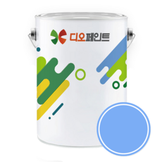 디오페인트 광택스 가구 방문 몰딩 수성 유광 페인트, 1개, 4L, 비비드35(머메이드)