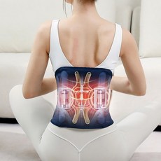 다기능 진동 허리 지지 발열 마사지 벨트, YM-10 무릎 온열 2000mAh배터리, 중국어 영어 (주문 시 메모 남기기)