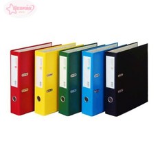 문화 레버아치바인더 B840-7 2공 7cm 청색 홀간격 8cm A4, 1