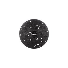 탑피아 EPP 땅콩 근막 마사지 요가 피트니스 볼 8cm, 블랙 레드, 1개