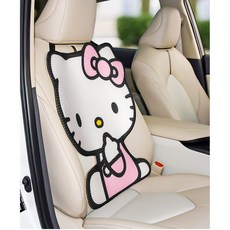 산리오 헬로키티 차량 시트 방석 카시트 커버, 1개, 등받이_핑크