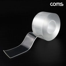 초강력 실리콘 양면 자국없는 재사용 테이프 접착용품, 1개