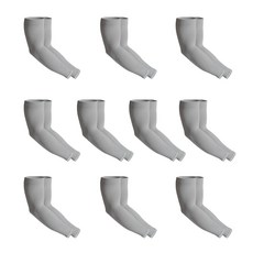 QDA 無縫涼感袖套, 灰色10P