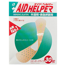 POCKET普可 日本製 防水透氣OK繃 黏性繃帶 舒適貼繃 救急絆創膏, 1個, 30個裝