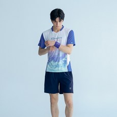 케이텐션 남성 배드민턴복 게임웨어 반팔 티셔츠 라플 KS6ST133