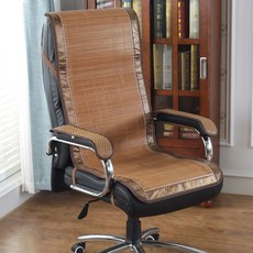 여름용 대나무 의자 등받이 일체형 의자등쿠션 쿨 컴퓨터 허리 사무실, 대나무 원피스 쿠션 넓은챙 50x130cm, 뱀부넓은가장자리