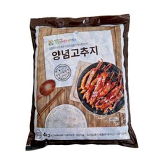 또밥찬 맛두레 고추무침 4kg 대용량 양념고추 업소용, 2개
