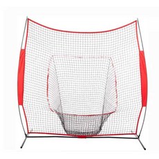 야구 골대 연습장 캐치볼 타격 실내 타자 투수 안전망, 1개, 5홀 야구 네트