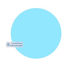 레인프루프 자동차 후방 뷰 미러 필름 안티 글레어 방수 스티커와 호환되는 나노 윈도우 안티 포그 워터 미스트 멤브레인, 1세트, 100mm