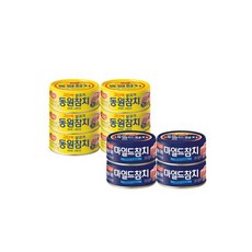동원참치 스프레드 고소마요 100g x10개, 동원 라이트스탠다드 참치 85g x 6캔 + 마일드 참