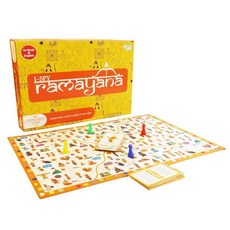 Boredom I-Spy 라마야나 보드 게임 및 액티비티 박스 - 교육용 생일 선물 게임 - 2-4명의 플레이어가 배우기 쉬운 남아 및 여아용, Ramayana