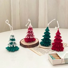 커밍캔들 5단 트리캔들, 다우니, 레드