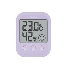 드레텍 디지털 온습도계 O-251, 퍼플, 1개