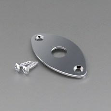 Gotoh JCB-2 橄欖球型導線孔固定板, 1個, Chrome 銀色