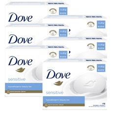 도브 센스티브 스킨 뷰티 바, 90g, 6개입