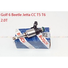 VAG小賴汽車 Golf 6 Beetle Jetta CC T5 T6 2.0T 噴油嘴 BOSCH 全新, 1個