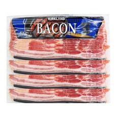 커클랜드 시그니춰 슬라이스 베이컨 454g 4팩 요리 음식 재료 햄버거 피자, 1세트