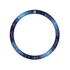 FatHouse Garmin 金屬保護錶圈 防撞耐刮 多色可選, 藍圈白字, 1個