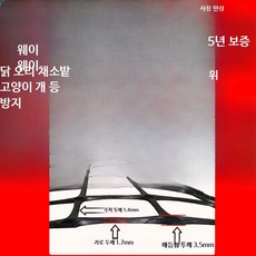 플라스틱 울타리망 야외 안전망 농장 가축 울타리 양계장 방호망 정원 펜스, 1개