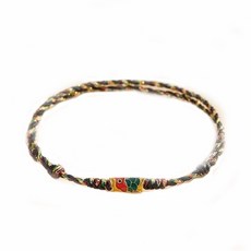 幸運錦鯉五彩繩/紅繩手鍊 B1030 (本命年/避邪轉運平安)