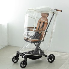 맘네스트) 에이블유모카 플러스 전용 방풍(사계절) 레인(투명) 커버 쌍둥이 가능, 1개, 쌍둥이용-레인